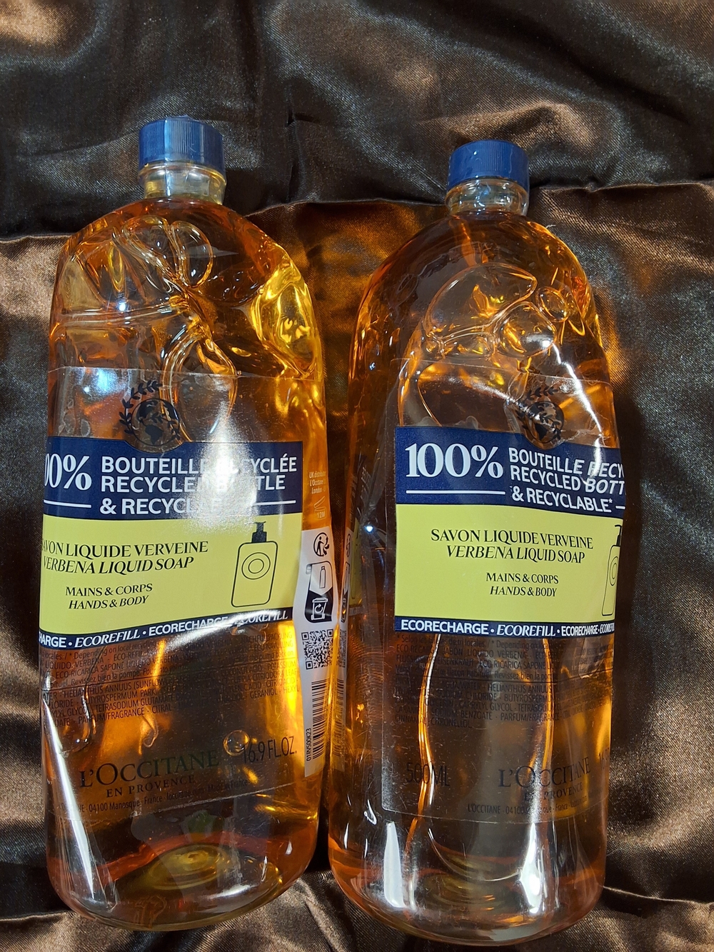 L'Occitane Verbena Liquid Soap Eco Refill 500ml Sealed- Lot Of  2
